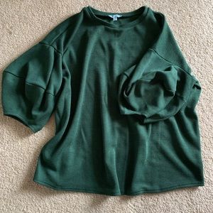 Oversized tunic sweater